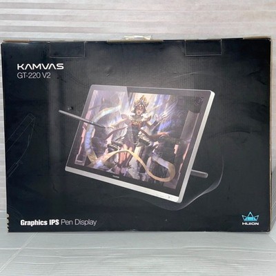 Brand New KAMVAS GT-220V2 HUION Graphics IPS Pen Display Never Out of Box!