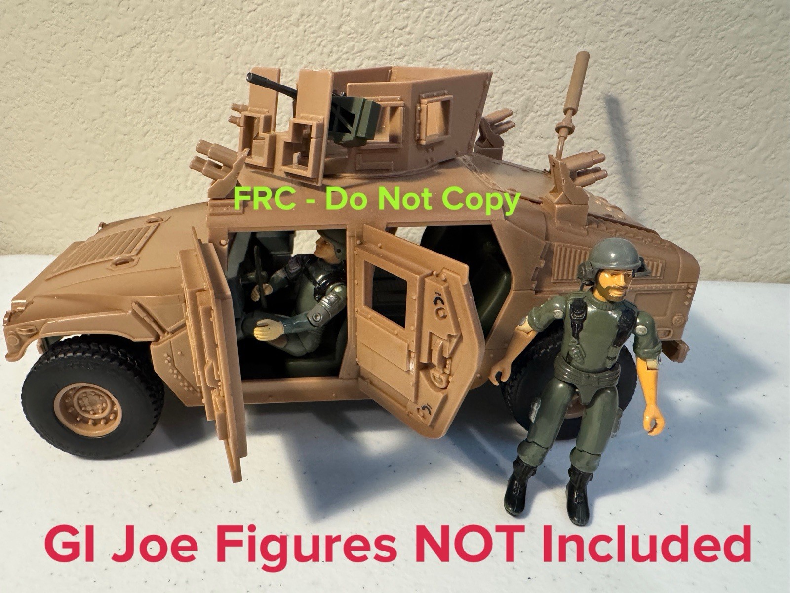 M1114 ELITE FORCE Humvee PERFECT 4 GI JOE Military Jeep Sunn