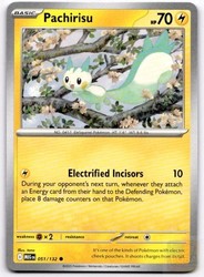 Pachirisu 051/132 Mega Evolution Common