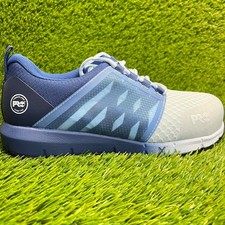 Timberland PRO Radius Womens Size 9 Blue Gray Composite Toe Safety Work Shoes