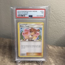 Misty's Favor 202/236 PSA 7 2019 TCG Pokemon Sun & Moon Unified Minds Hearts on eBay