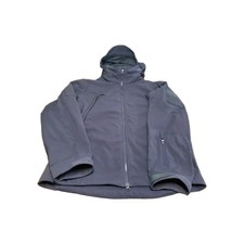 Condor Summit Soft Shell Jacket 602 Men's Large Black Tactical Zip Away Hood