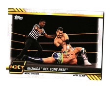Kushida def. Tony Nese 2021 Topps WWE NXT 15
