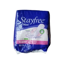 VTG Stayfree Super Maxi Pads Long with Wings Feminine Prop 2005 READ