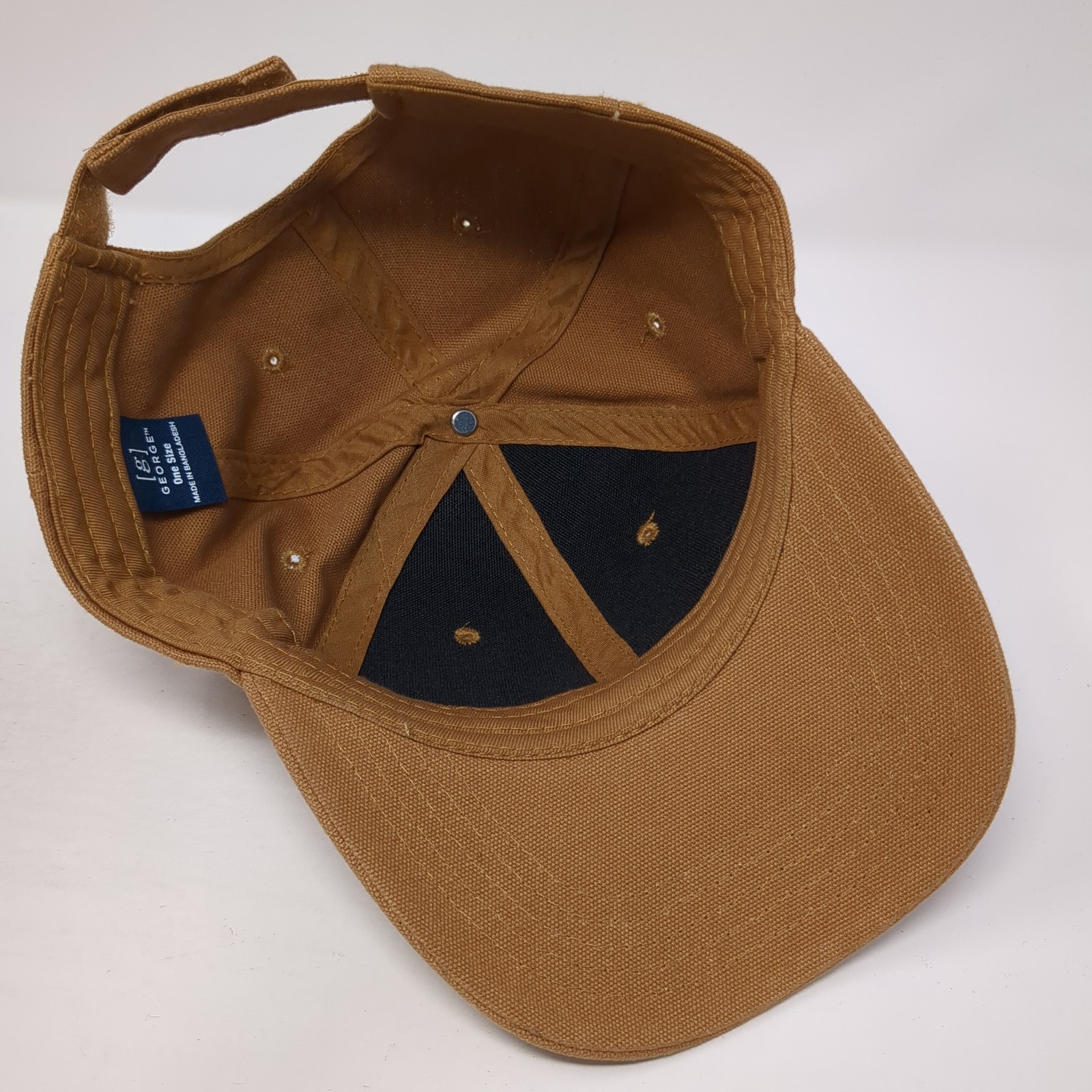 George Strapback Hat Brown One Size Solid Adjusta… - image 8
