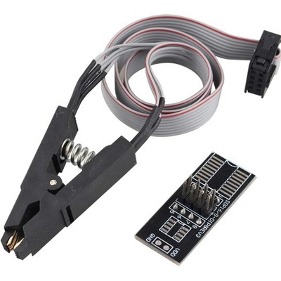 Übersichtlicher SOIC8 Testclip für 24C, 25C, 93C Chips - Zeit sparen beim Testen