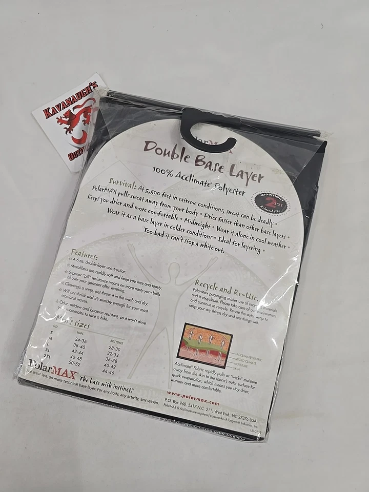 Pantalón para hombre Salty Polarmax doble capa base 2XL #DK92 Foto 3 de 4