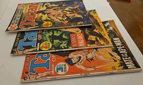 TARZAN OF THE APES Vintage 3 Comic Lot #208-210 DC 2nd, 3rd, 4th Issues Clean - Picture 10 of 13