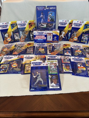 #ad HUGE LOT OF 17 NEW amp; UNOPENED STARTING LINEUPS 1990 1998 BASEBALL LOT 3 $45.95