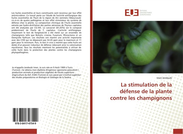 Imen Jendoubi | La Stimulation De La DéFense De La Plante Contre Les Champignons-image