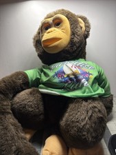 VTG Chimpanzee Monkey Plush Ape Soft Toy Hand Puppet Internal Squeaker Ruhof