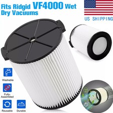 VF4000 For RIDGID Wet/Dry Washable Vacuum Garage Shop Vac Pleated Filter Hot