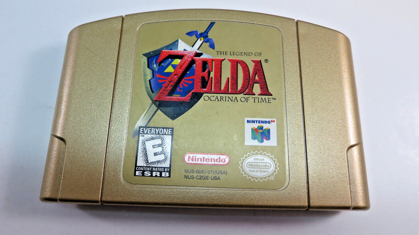 Legend of Zelda Ocarina of Time Gold Collector's Edition Nintendo 64 Game