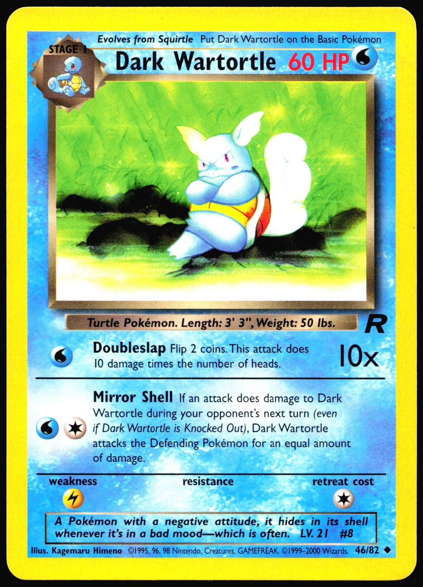 Dark Wartortle Legendary Collection 39/105 Non Holo Uncommon