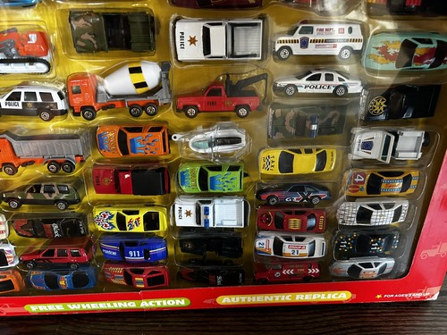Yat Ming Road Tough 100 Deluxe Gift Set Die Cast Car Set Brand New Rare - 第 7/9 張圖片