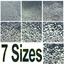 Model Railway Track Ballast N OO O Gauge. Grey Granite Dust - 7 Sizes 0.01- 15mm