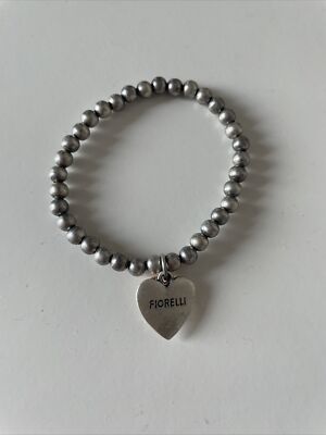 fiorelli stretchy bracelet with heart charm