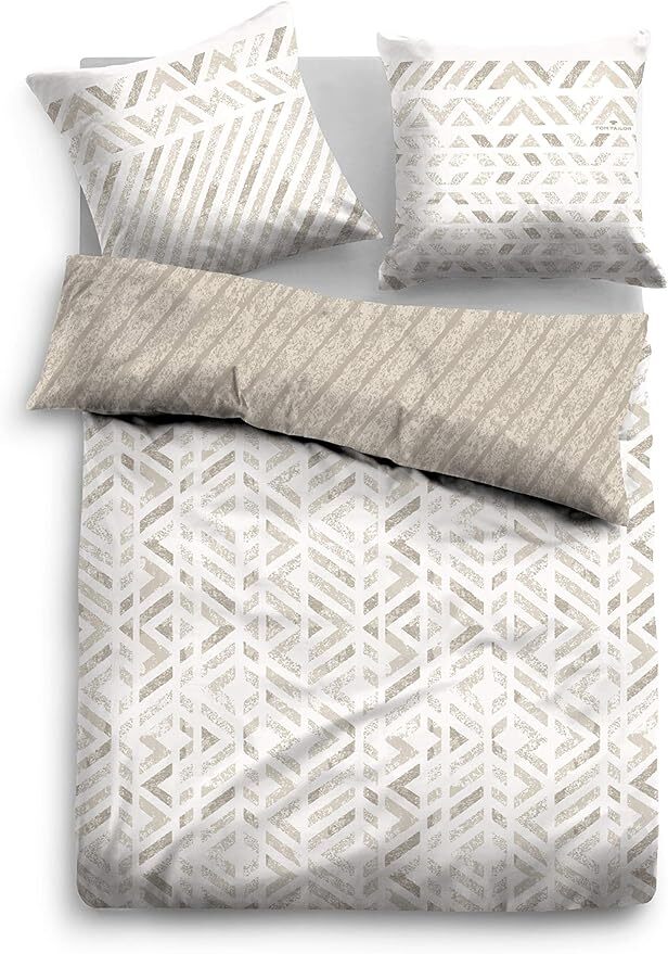 TOM TAILOR Wendebettwsche Бежевый Wei Baumwolle Kissenbezug 155 x 220 80 x 80 9190₽