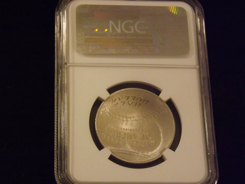 2014-S 50c Baseball Hall Of Fame Early Releases NGC PF 70 Ultra Cameo - Image 2 of 2