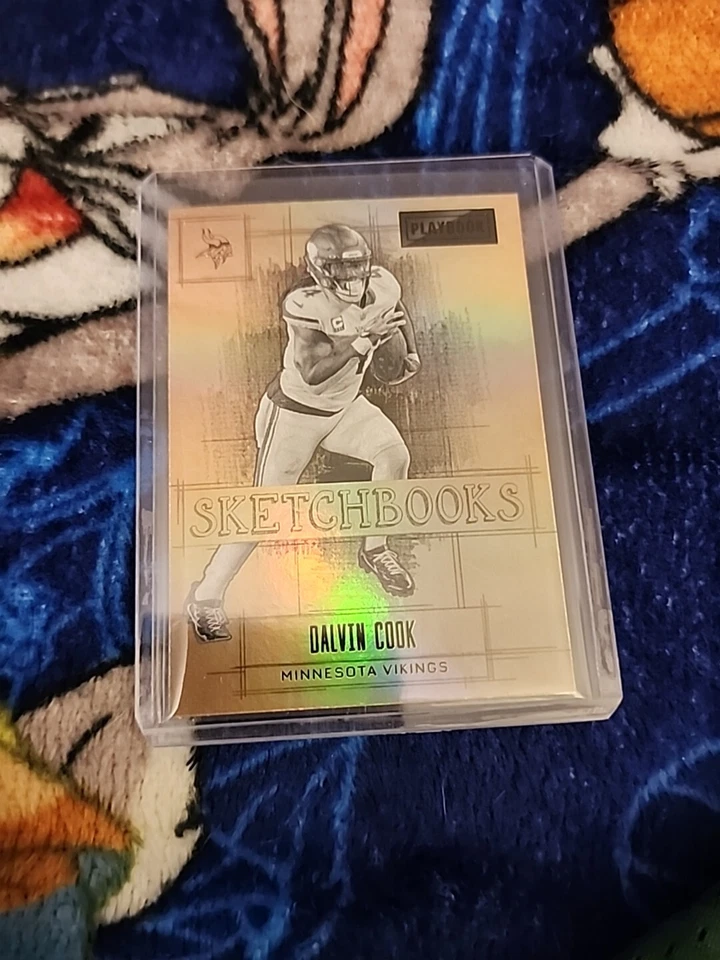 2022 Panini Playbook Dalvin Cook SketchBooks Prizm - Image 3 of 3