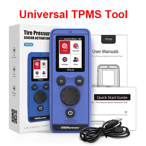 TPS10 Universal TPMS Relearn Tool Auto Tire Pressure Sensor Activate TPMS Reset