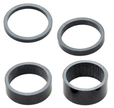 PRO 1-1/8" Steerer UD Carbon Spacer Set 3/5/10/15mm Black