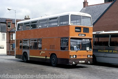 Wrights, Wrexham ANE4T Wrexham 1987 Bus Foto 