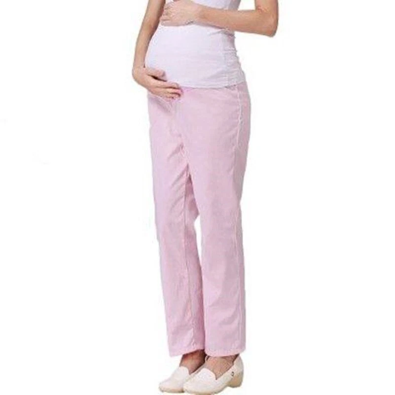 Pregnant  Women Doctor Nurse Uniform Pants Slim Fit Medical Hospital Work Pants - Image 4 of 4