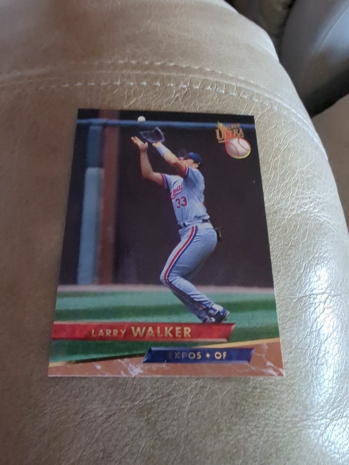 1993 Fleer Ultra #71 Larry Walker Montreal Expos HOF
