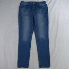Seven7 8 High Rise Skinny Light Wash Stretch Denim Womens Jeans