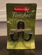 Rubbermaid Finishes Double Hook Black