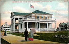 Rode Island State Building Jamestown Exposition 1907 Postcard A86