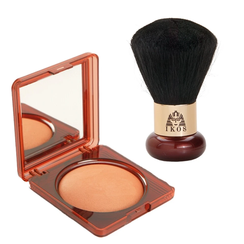 IKOS Original Egyptische Erde naturelle oder mediterran + Veganen Kabuki Pinsel