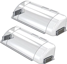 2 Packs Air Vent Deflectors 9”-15” Adjustable Floor Vent Cover Ceiling Registers