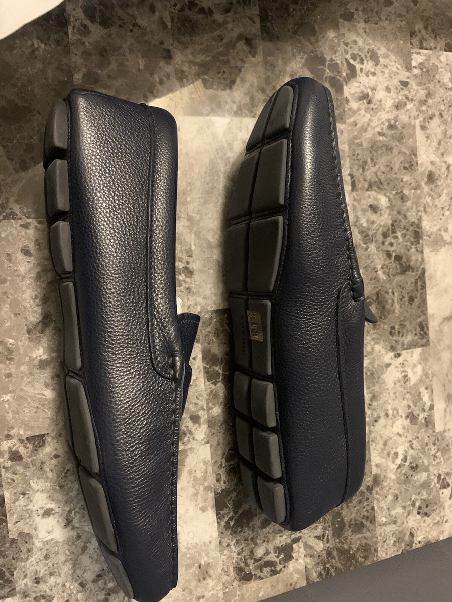 Prada Spazzolato Rios Calzature Uomo Navy Blue Size 11.5 Prada Spazzolato Rios Calzature Uomo Navy Blue Size 11.5 | eBay main image 4