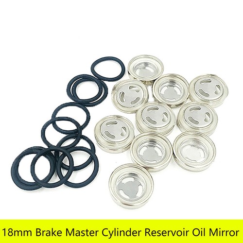 Bike Motorbike Brake Master Cylinder Reservoir Sight Glass Len Gasket Part 18 mm - Picture 2 of 7