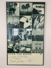 ART - Signed Over The Rhine Official Virgin Music Band Promo Poster 33x20 Framed