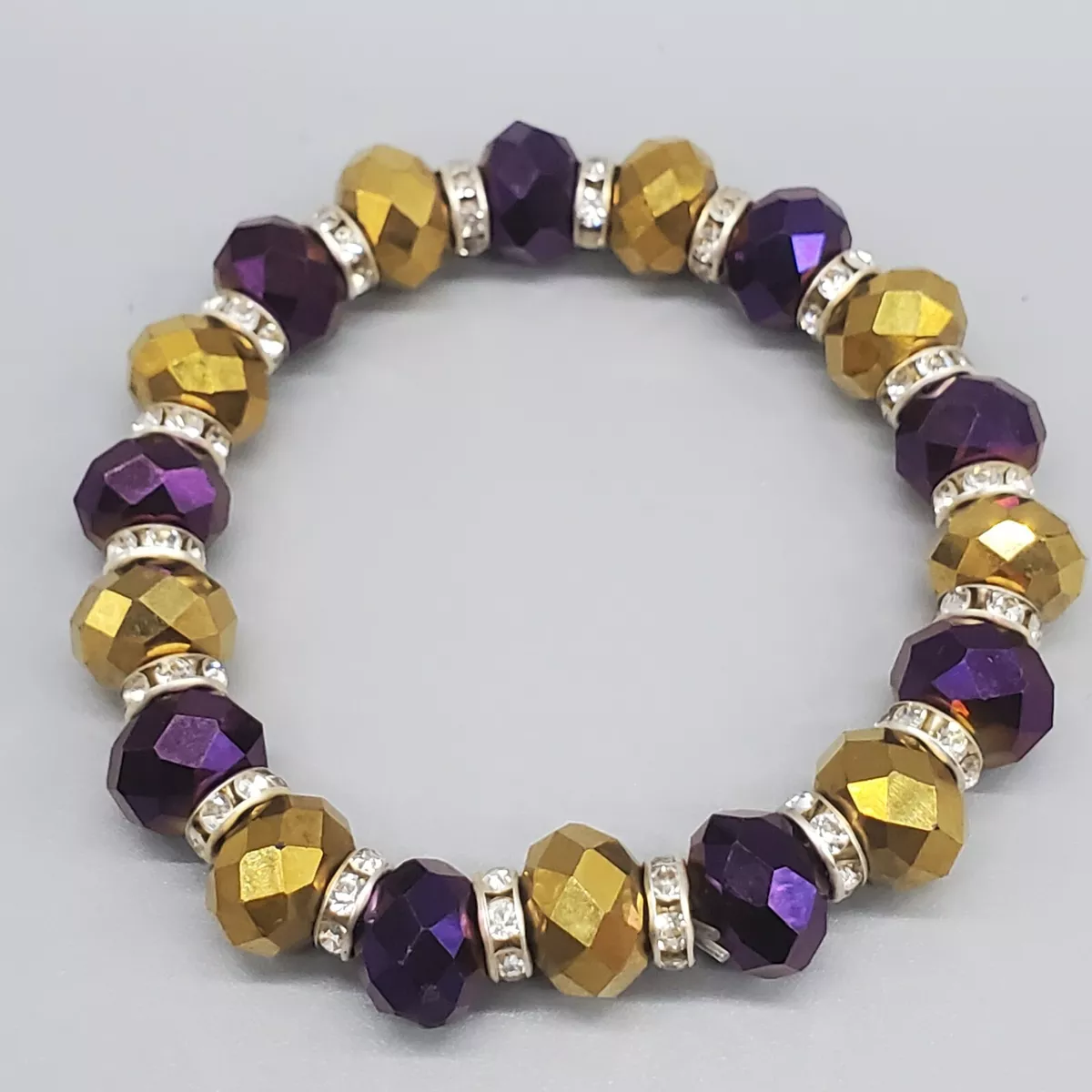 Purple gold shop bracelet