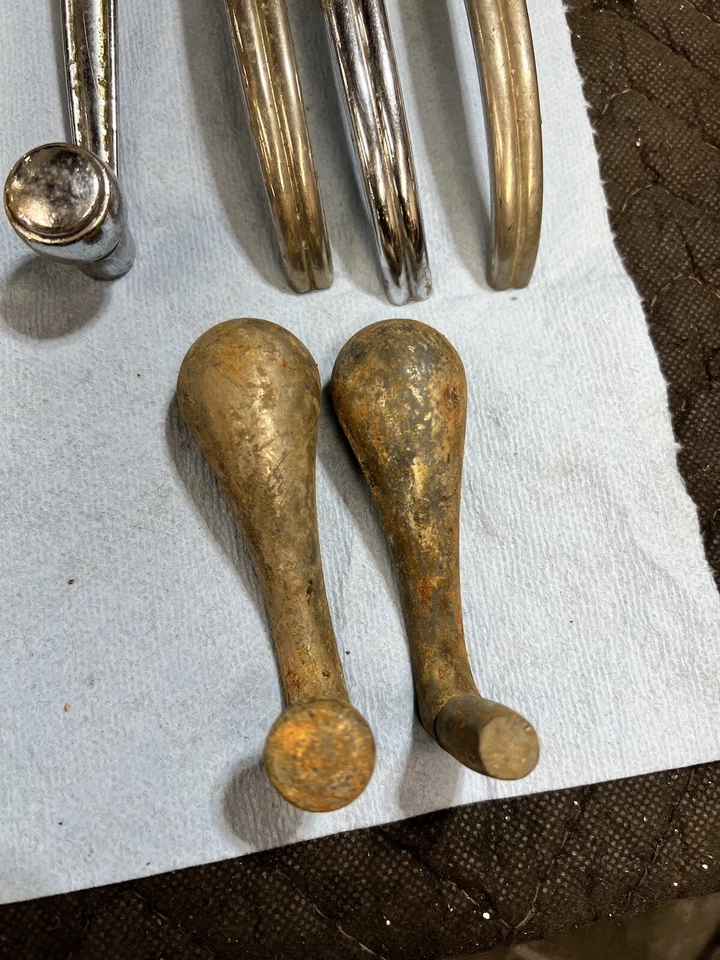 LOTE 1930’s 1940’s vintage manijas de puerta interiores manivelas Dodge Ford Plymouth Merc Foto 4 de 4