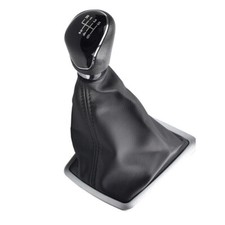New Shift Gear Knob 6 Speed With Leather Boot For Ford Focus Mk2 2006-2011 Us