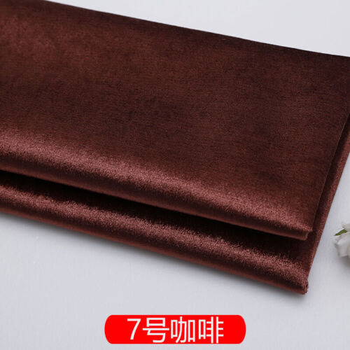Sofa Upholstery Velour Fabric Thick European Soft Roll Cushion Velvet DIY Cloth - Picture 13 of 31