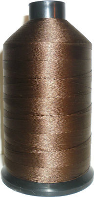 STRONG BONDED NYLON THREAD 40'S, 3000 MTRS, MID BROWN, UPHOLSTERY ETC, FREE P&P