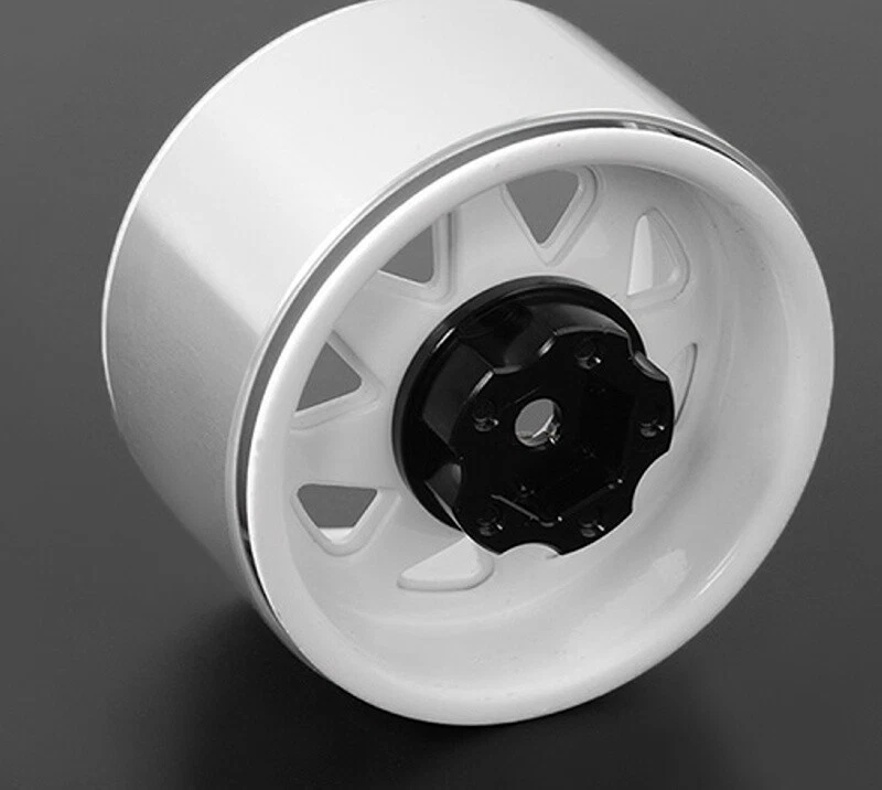 RC4WD 5-Loch Tiefbett-Felgen, Stahl 1.9 Beadlock für Crawler, weiß - RC4ZW0242 - Bild 4 von 4