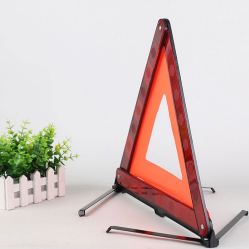 Large Reflective Car Warning Triangle Breakdown Hazard Road Emergency Sgt - Picture 10 of 11