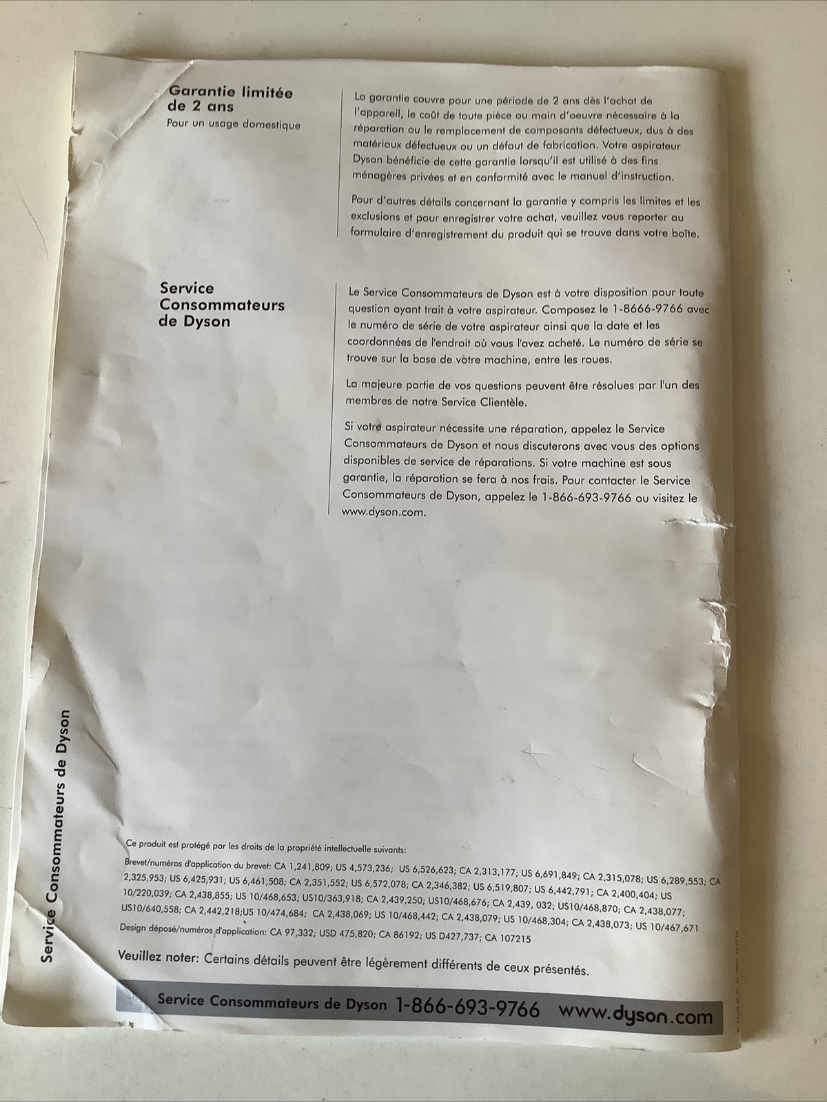 Dyson DC07 Root Cyclone Owner’s Manual Instruction Book eBay