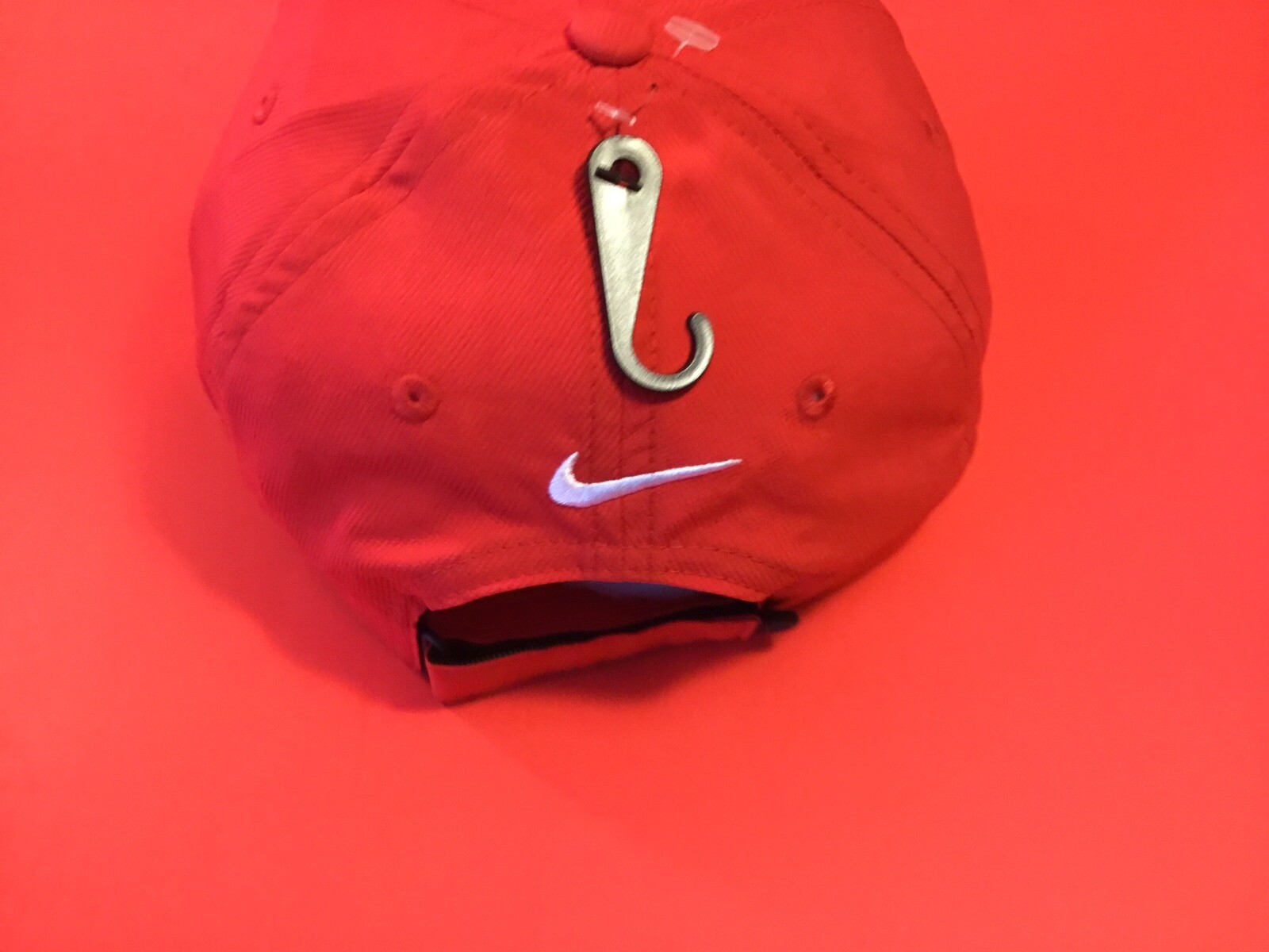 NIKE MISC DRI-FIT Adult Unisex Snapback Hat ONE SIZE Red NEW thumbnail 6