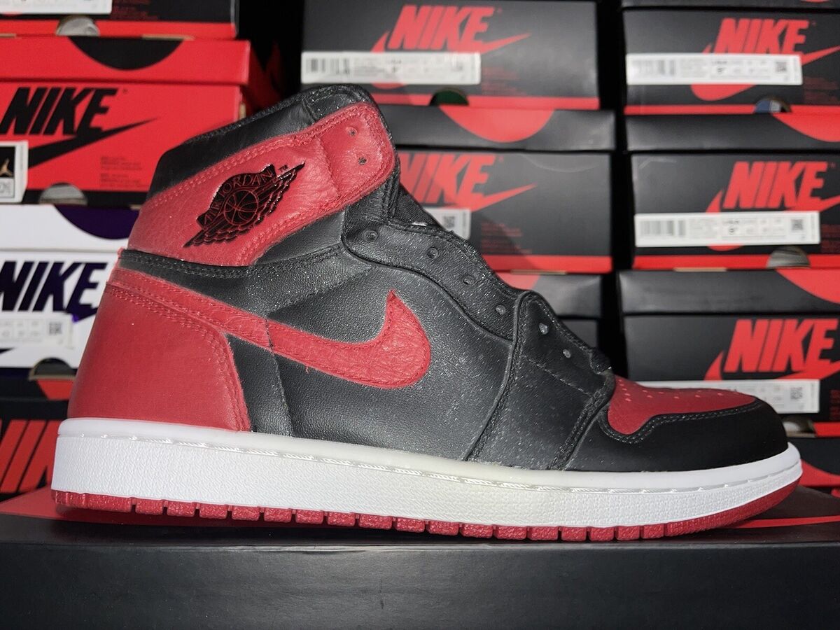 Nike Air Jordan 1 Retro High OG Banned, Bred 2016 Size 10 | eBay Nike Air Jordan 1 Retro High OG Banned, Bred 2016 Size 10 | eBay