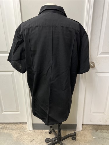 Blauer 8460 Mens Short Sleeve Wool Blend Black XL REG SS ( 17-17.5) - Picture 5 of 5