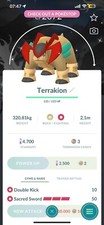 Shiny Terrakion ha sfondo versione nera - MlNl P T C - Leggi Descrizione