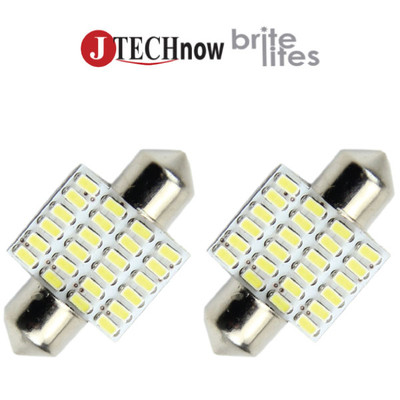 Jtech 10x T10 20 SMD LED Bulb Super Bright White Interior Light 194 168 2825 W5W